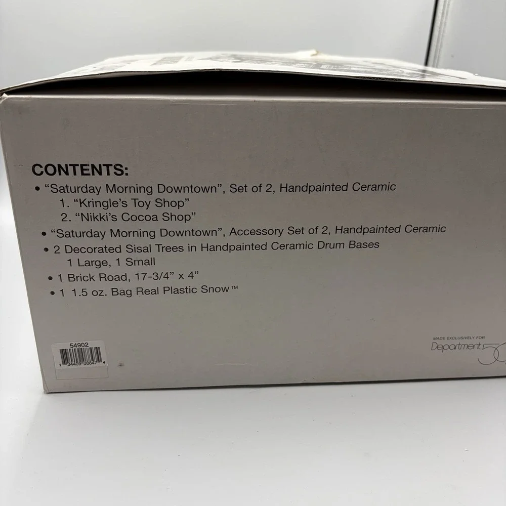Department 56 Saturday Morning Downtown #54902 1997 Retired With Box New‎ Read